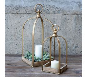 Gold Metal Wood Displayer