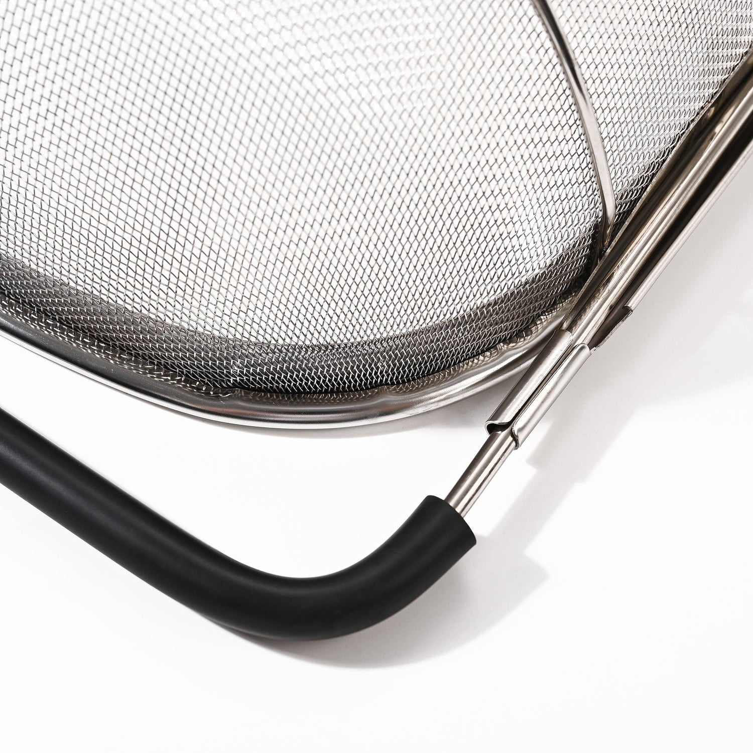 Fox Run Large Stainless Steel Colander, Extendable Handle