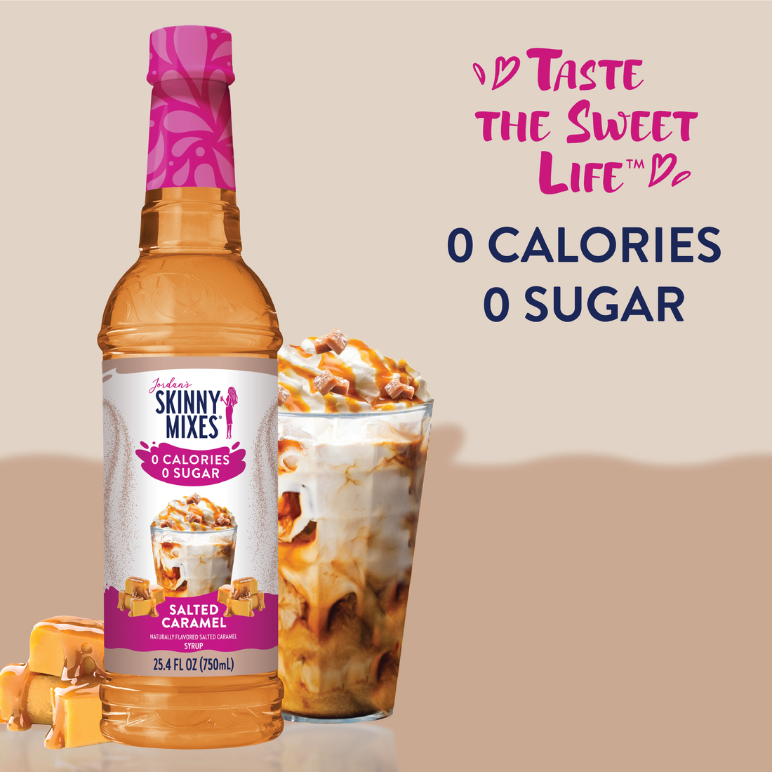 Salted Caramel Syrup - Sugar Free