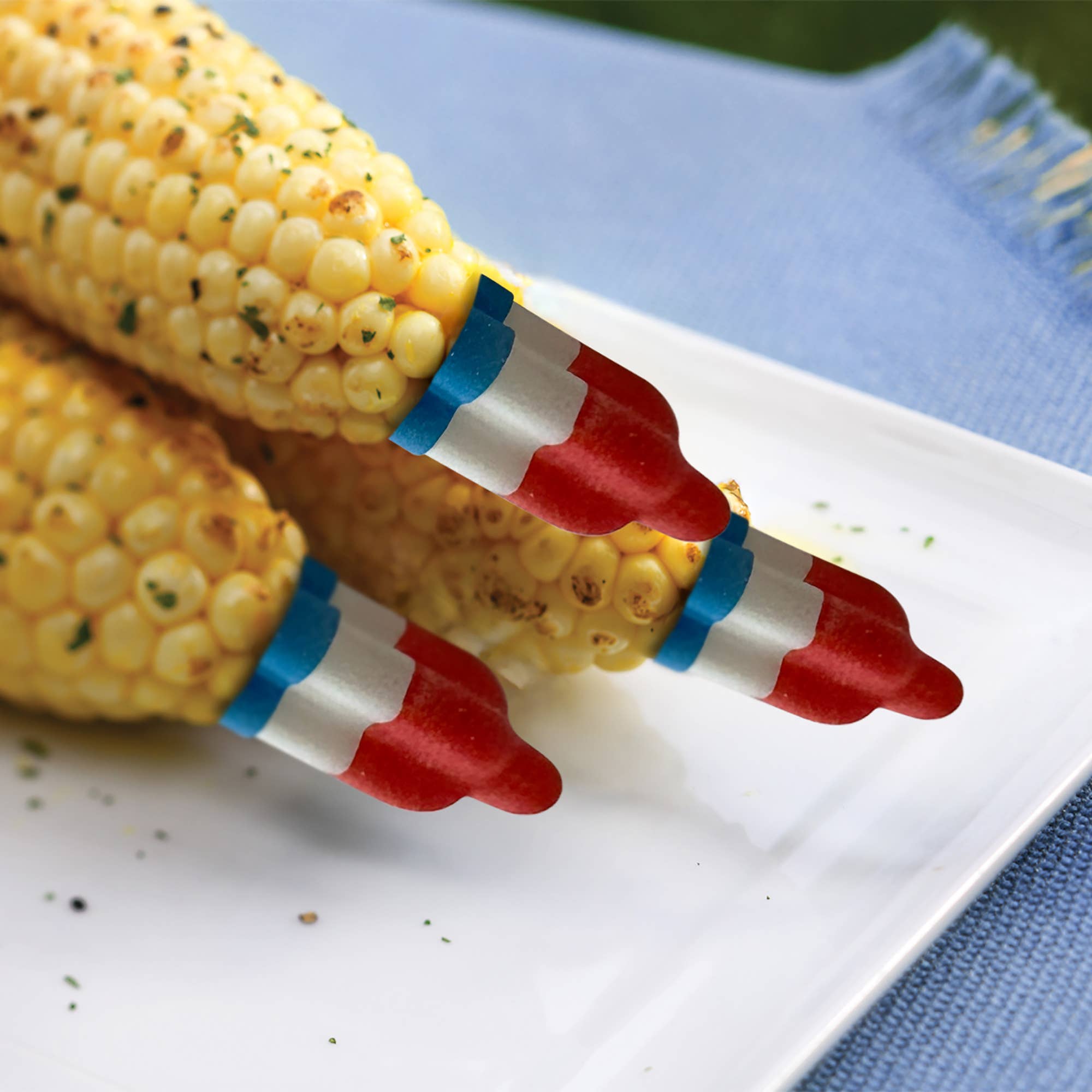 Outset Popsicle Themed Corn Handles, Set of 4 Pairs