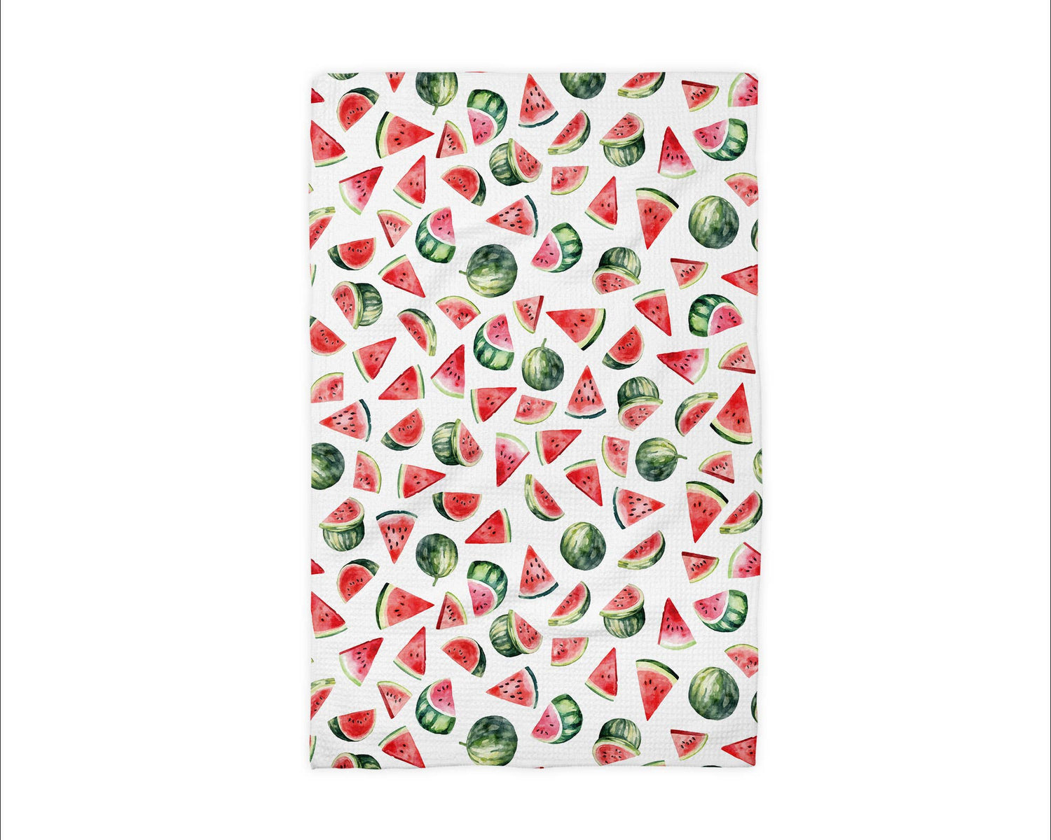 Watermelon Sunshine Summer Fruit Market Kitchen Towel Waffle