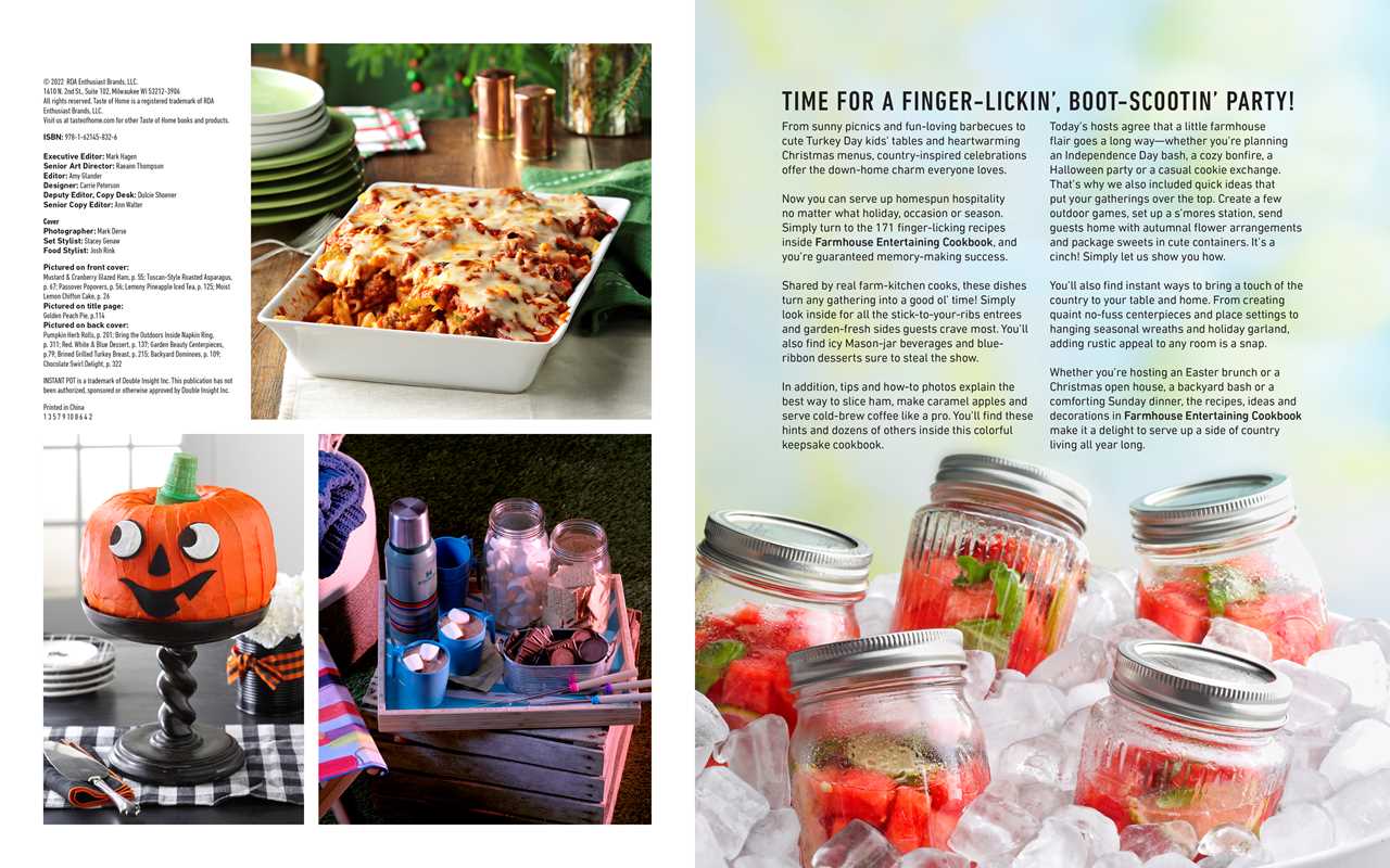 Taste of Home Farmhouse Entertaining