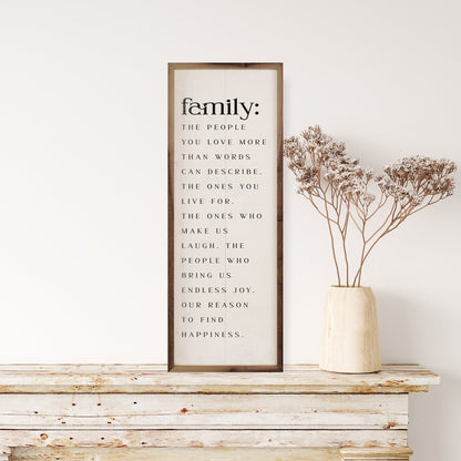 Family The People You Love White