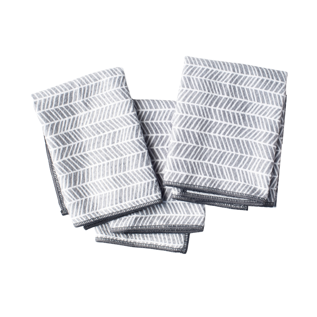 Mighty Minis Towel Set - Branches in Grey (set of 3)