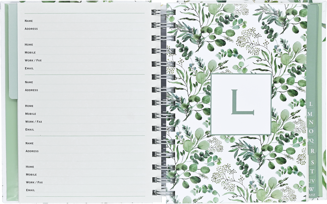 Eucalyptus Large Address Book