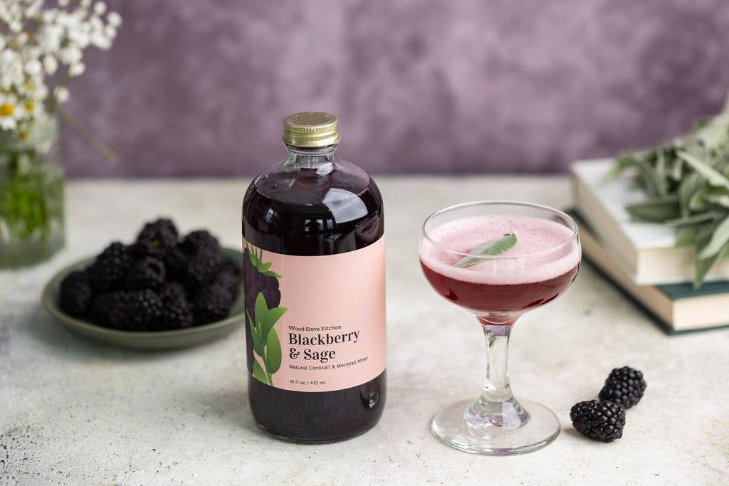 Blackberry &amp; Sage Cocktail Mixer and Mocktail Mixer