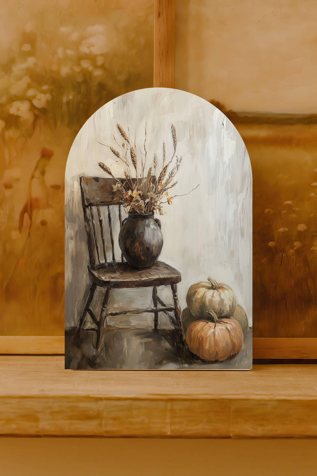 Pumpkins &amp; Chair Arch Sign