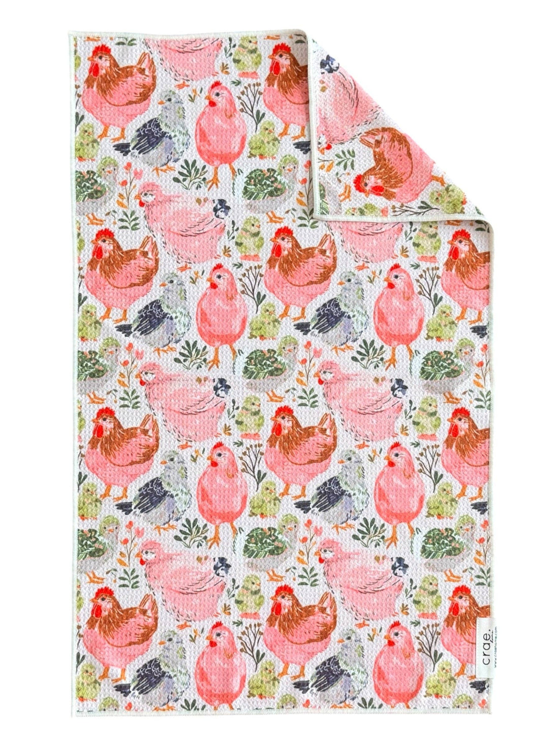 Coop Cuties: Double-Sided Hand Towel & Washcloth