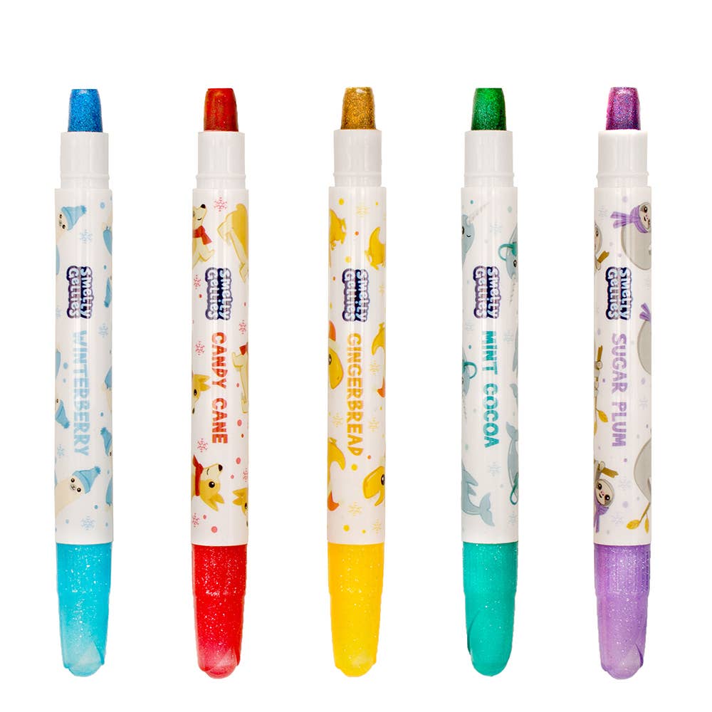 Scented Glitter Gel Coloring Sticks
