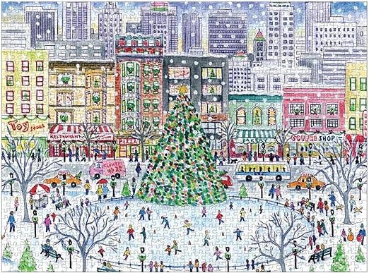 Michael Storrings Christmas in the City 1000 Piece Puzzle