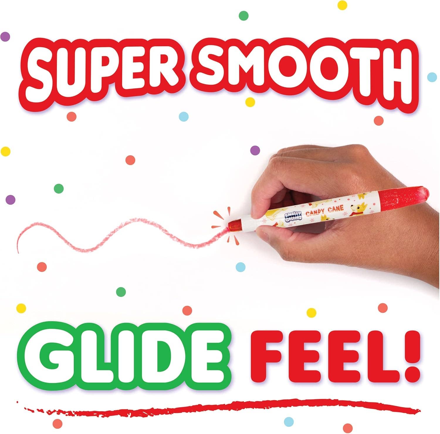 Scented Glitter Gel Coloring Sticks