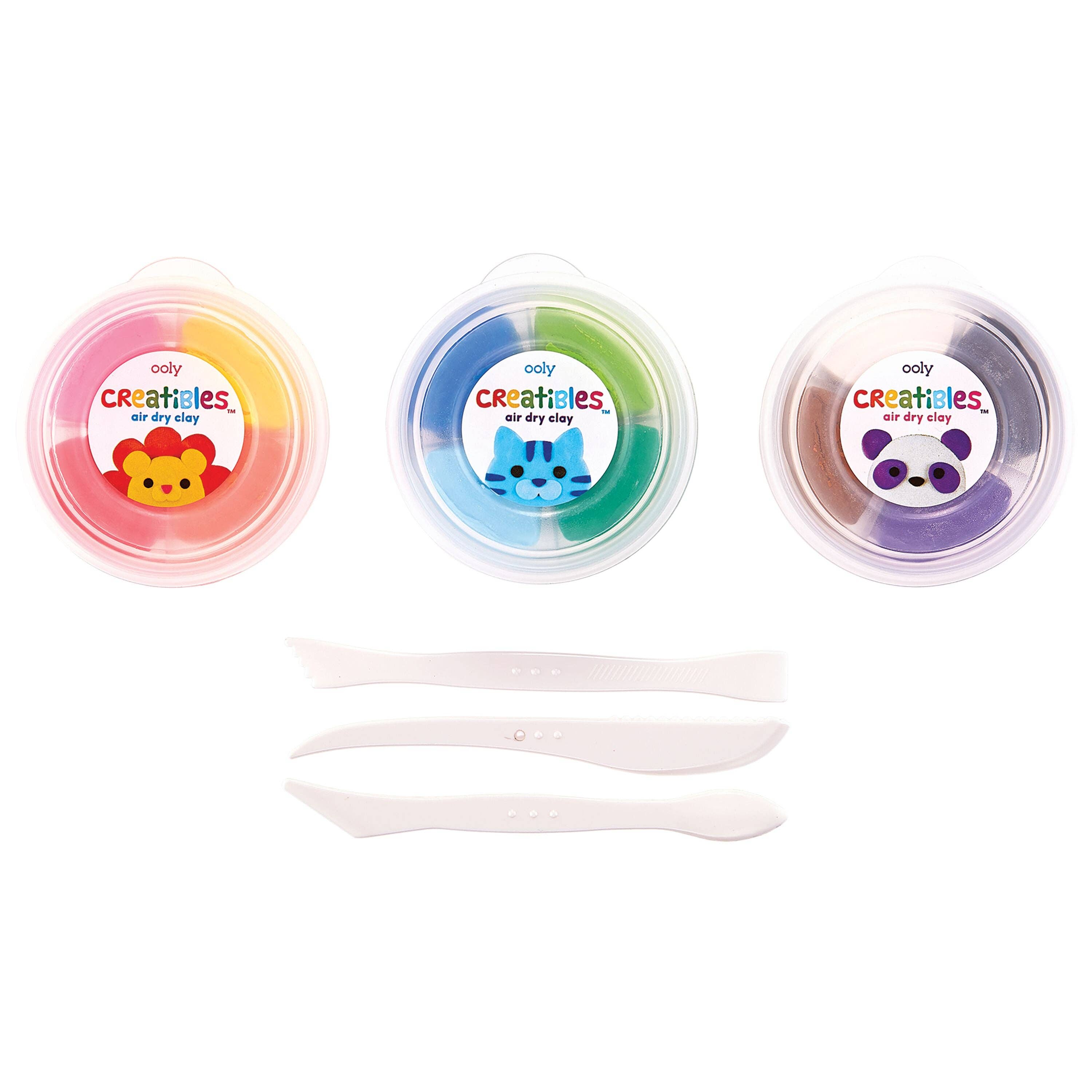Creatibles Air Dry Clay Kit - Set of 12 Colors