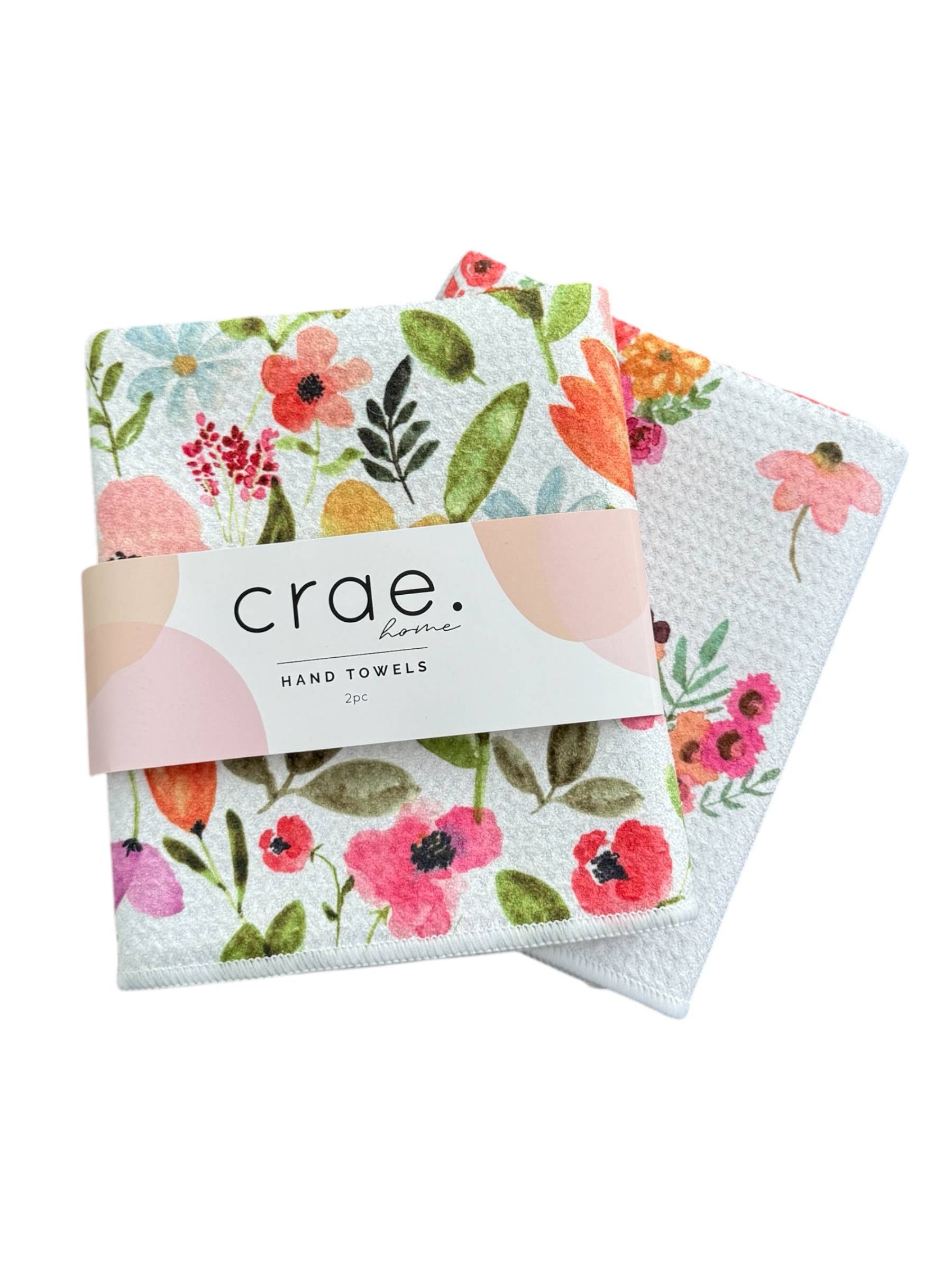 Petal Lane &amp; Posey: 2 Double Sided-Hand Towels