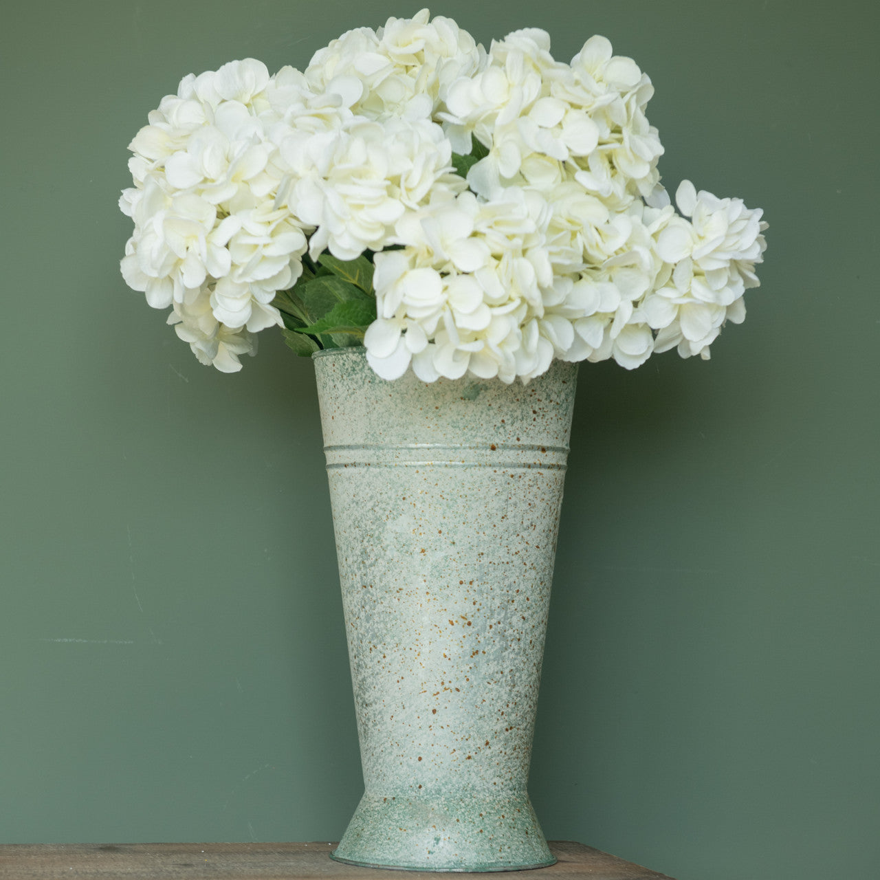 Galvanized Vase