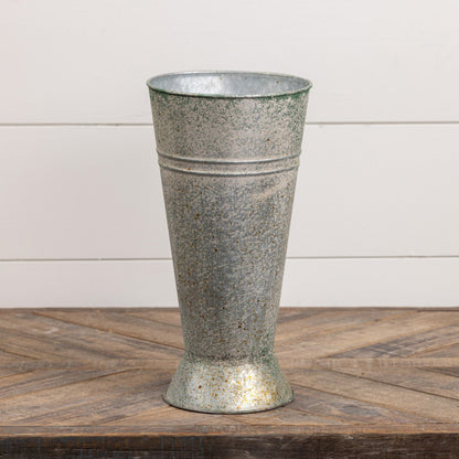 Galvanized Vase