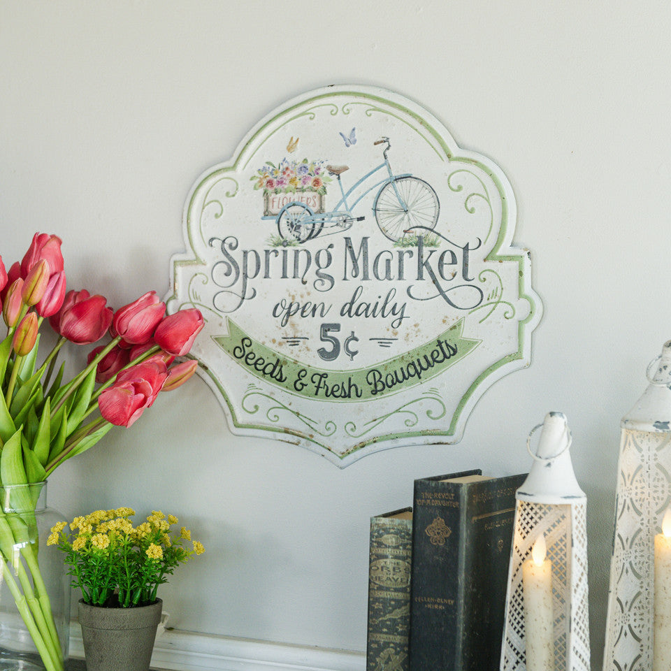 Spring Market Sign