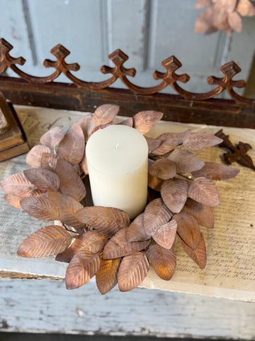 Burnished Branches Candle Ring