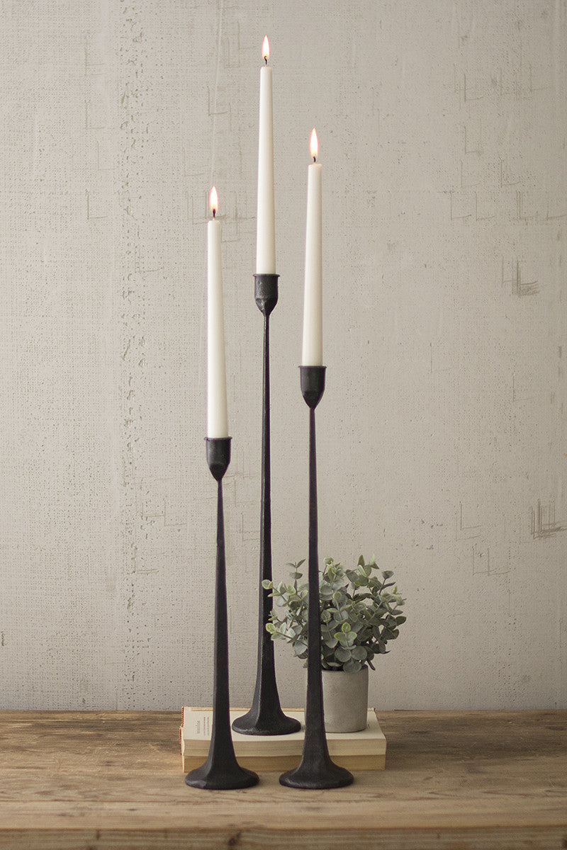 Cast Iron Taper Candle Holder