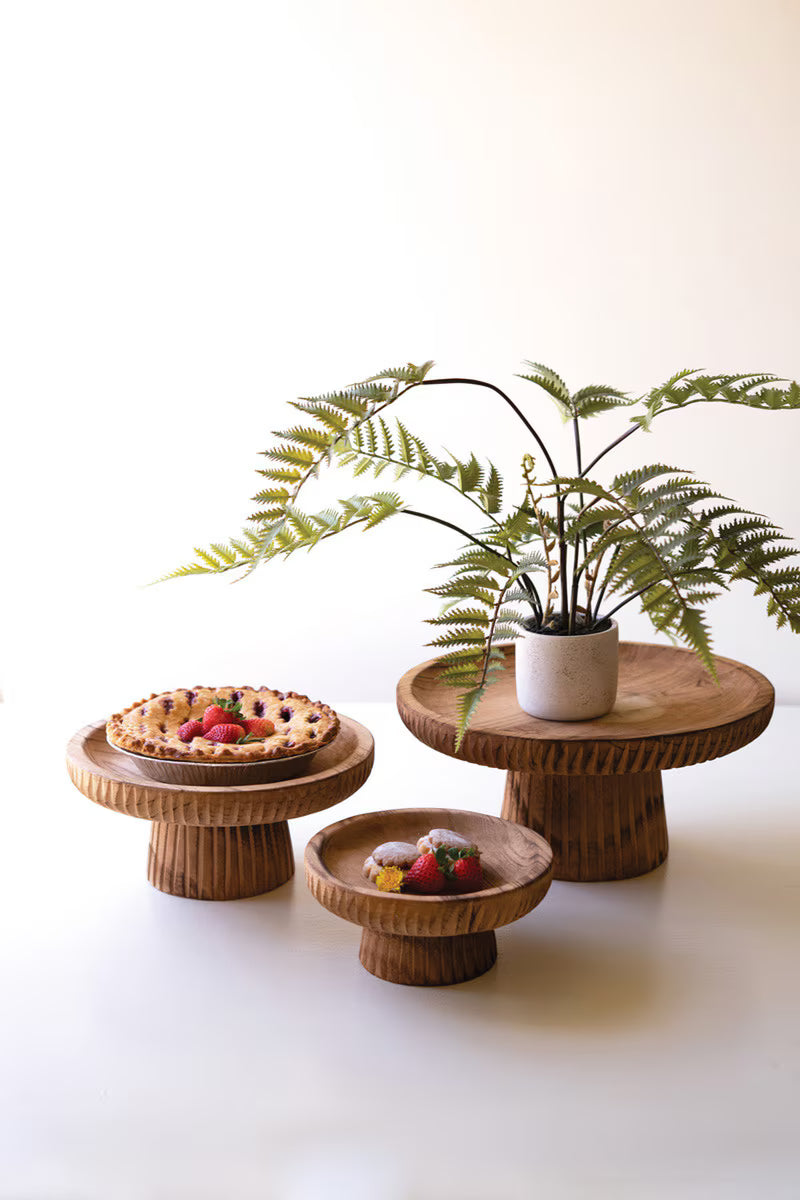 Wooden Round Display