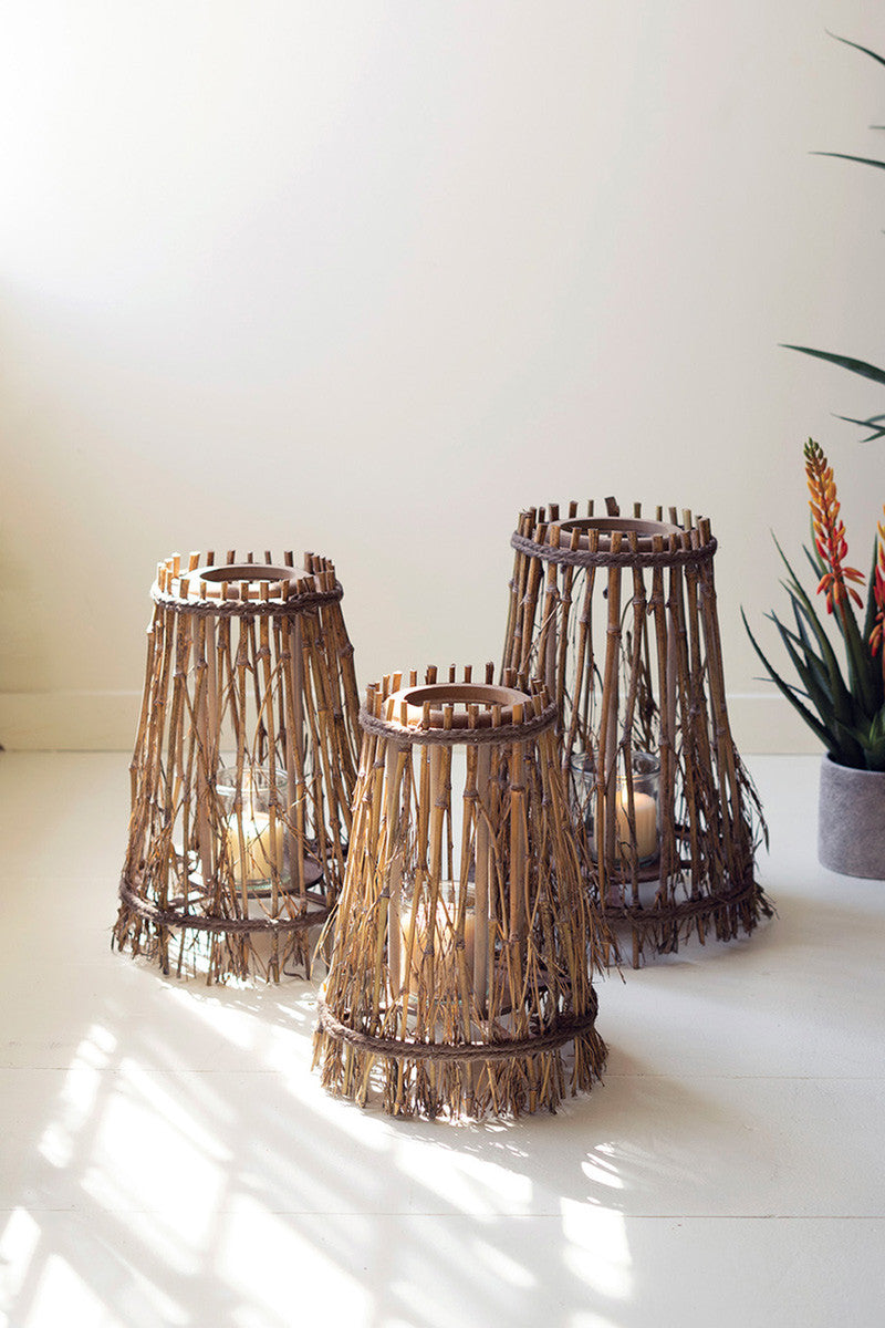 Bamboo Wood Lantern