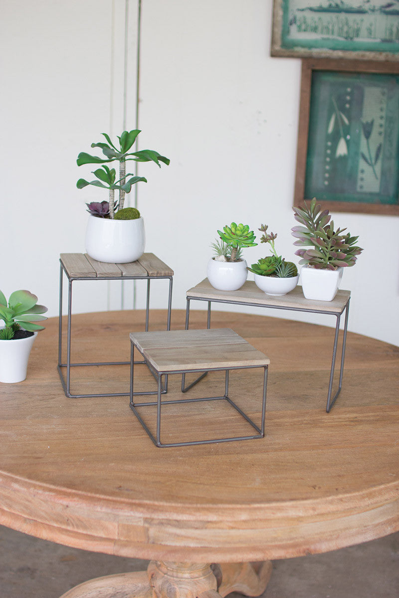 Wood &amp; Metal Riser