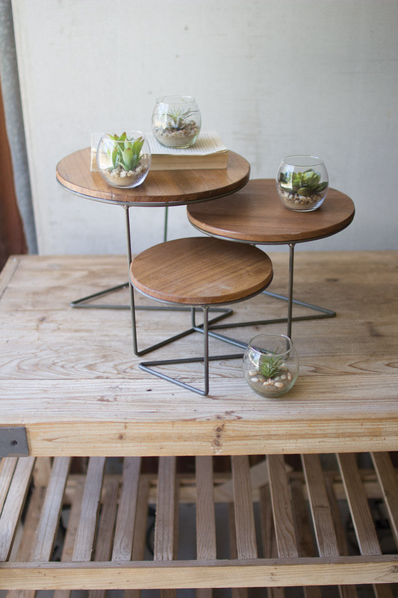 Wood &amp; Metal Riser