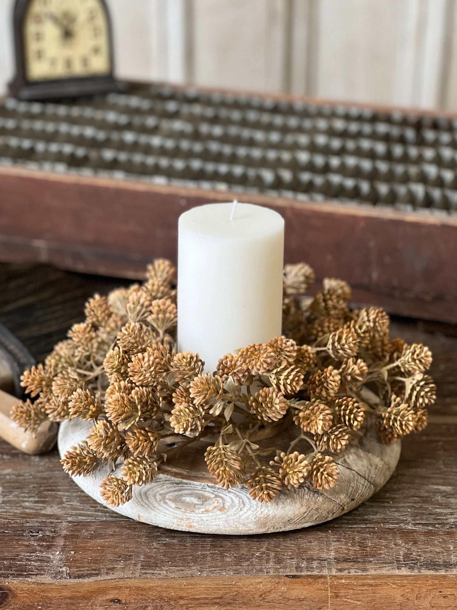 Russet Cone Candle Ring