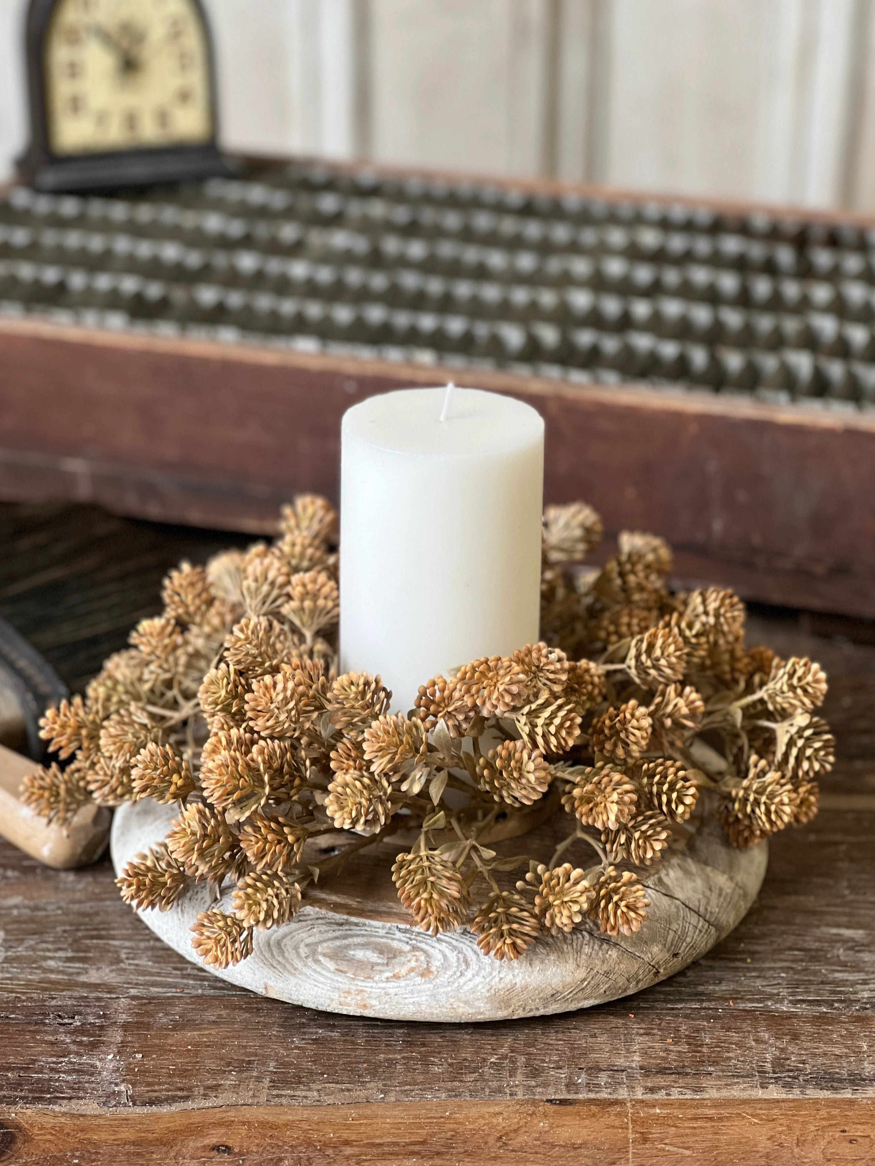 Russet Cone Candle Ring