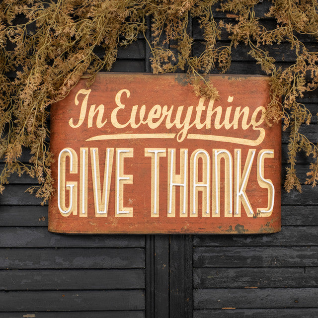 Give Thanks Sign