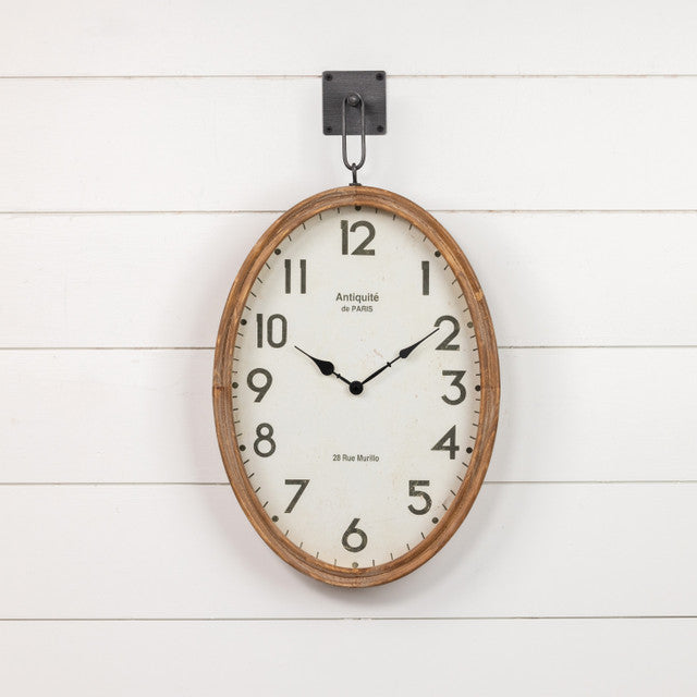 Oval Wall Clock