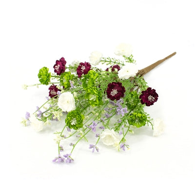 White &amp; Purple Flower Pick