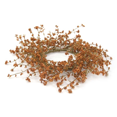 Orange Cluster Berry Candle Ring