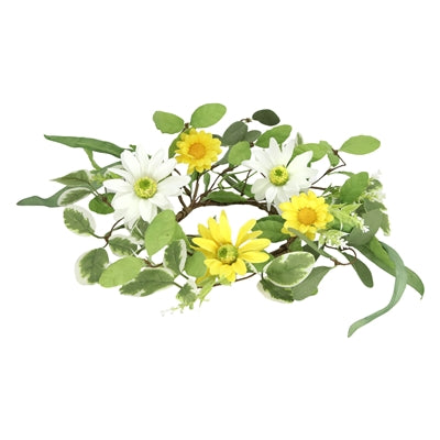 White/Yellow Daisy Ring