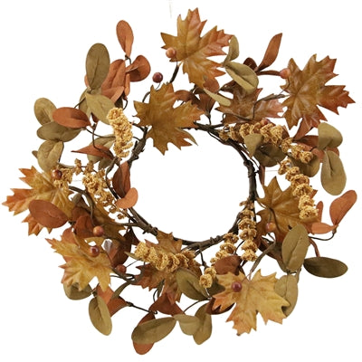 Maple & Walking Fern Candle Ring