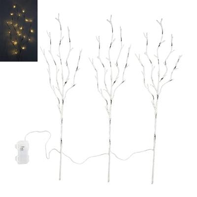 Lighted Birch Picks