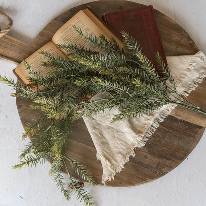 Draping Pine Bush w/ Pinecones