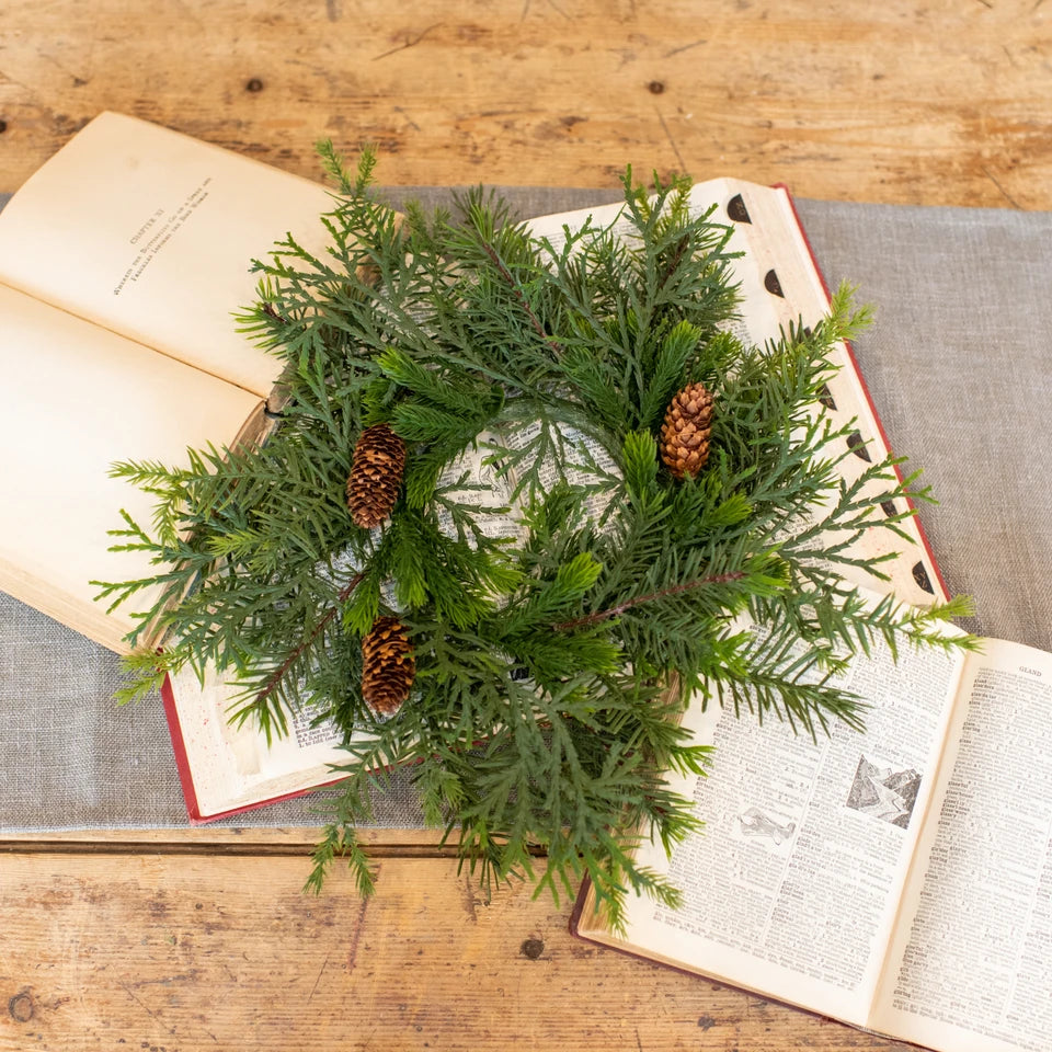Mixed Pine w/ Pinecone Ring