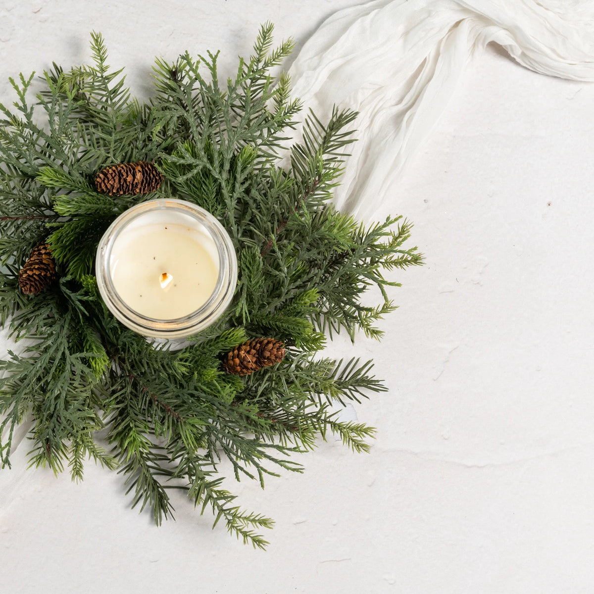 Mixed Pine w/ Pinecone Ring