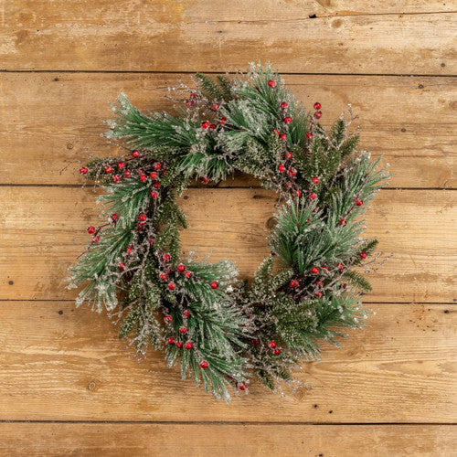 Icey Pine &amp; Berry Wreath