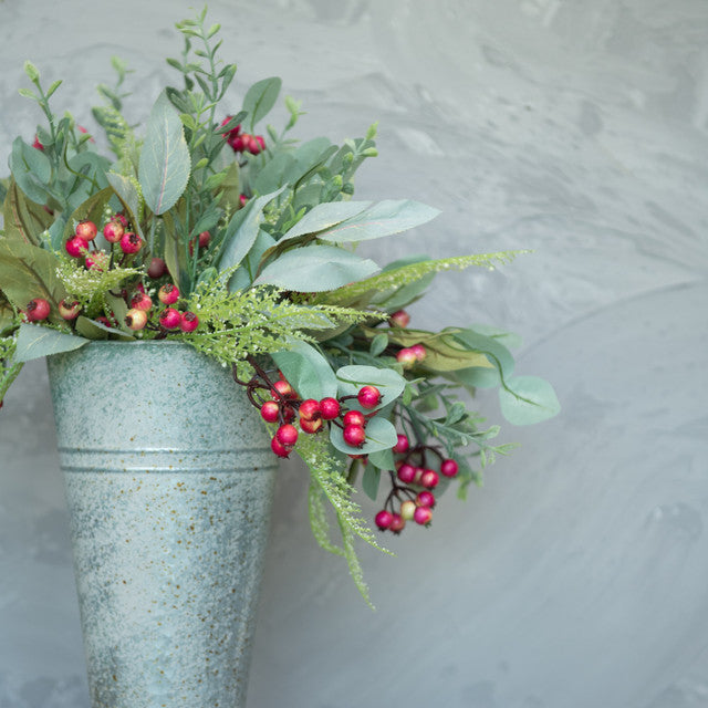 Mixed Leaves w/ Berries Bush