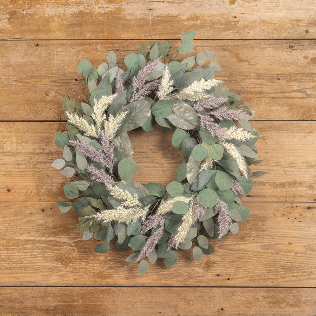 Eucalyptus Heather Wreath