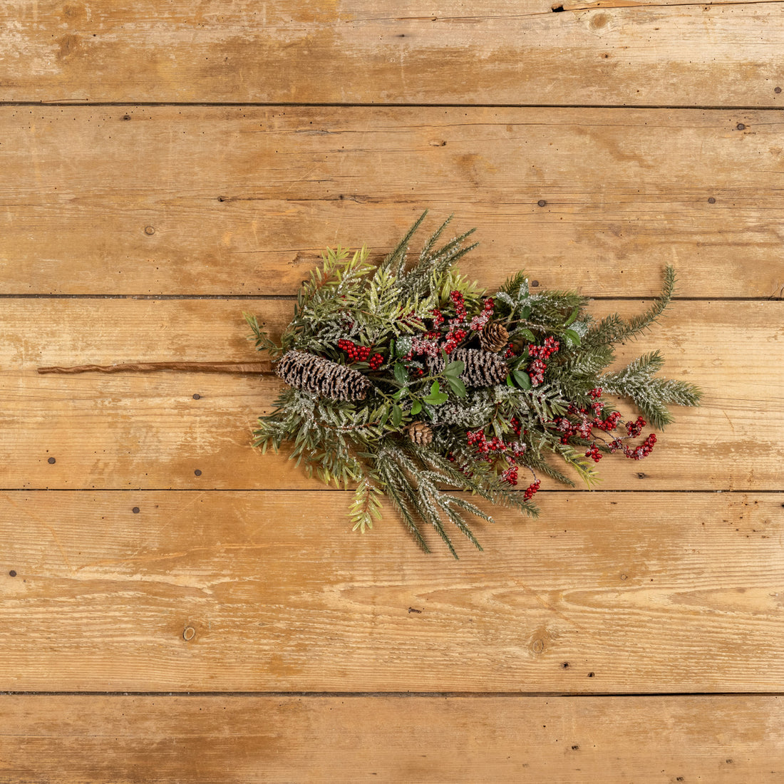 Frosted Mixed Foliage w/ Berries
