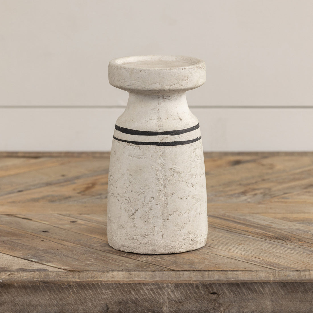 Black/White Pillar Candle