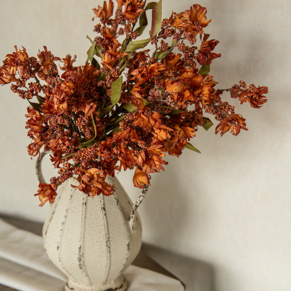 Orange Mini Berry & Wild Flower Bush