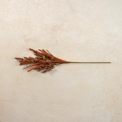 Rust Heather &amp; Dried Grass Spray
