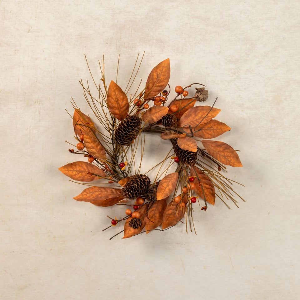 Orange Pine Candle Ring