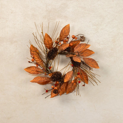 Orange Pine Candle Ring