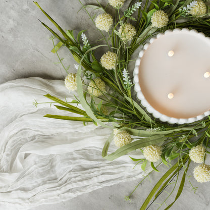 Pom Pom Candle Ring