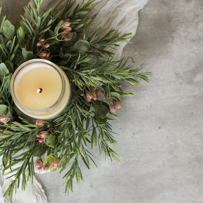 14" Rosemary Candle Ring