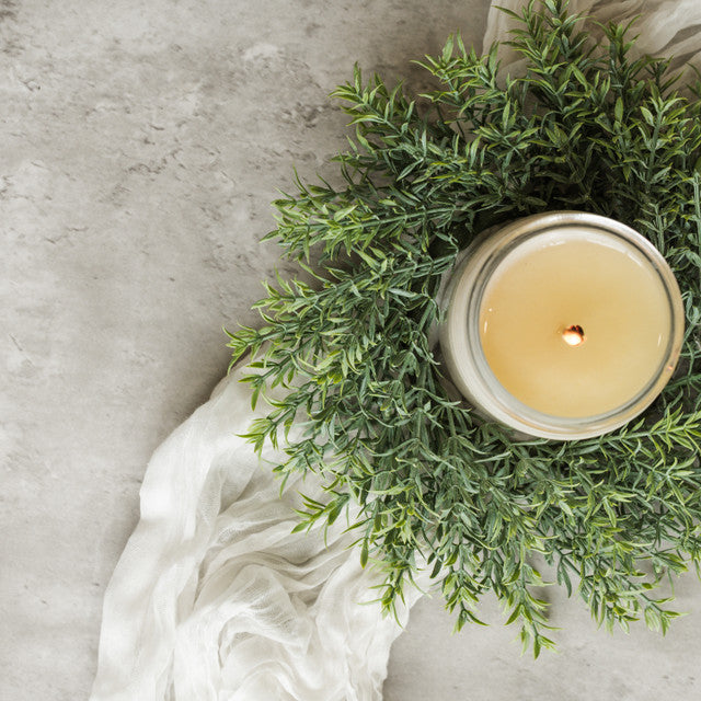 11" Rosemary Candle Ring
